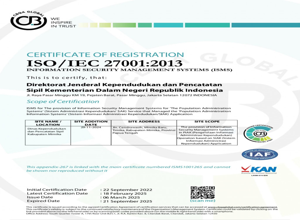 SERTIFIKAT ISO 27001