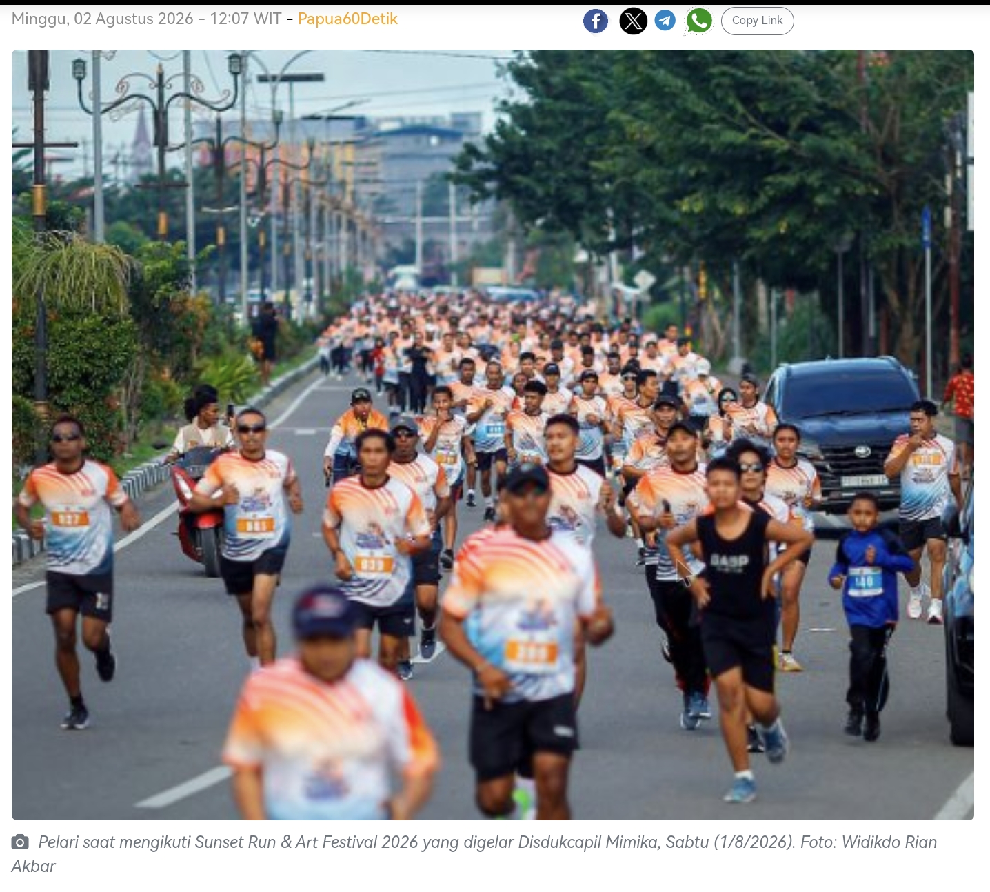 DPRK Mimika Dorong Event Olahraga dan Festival Seni Jadi Agenda Rutin