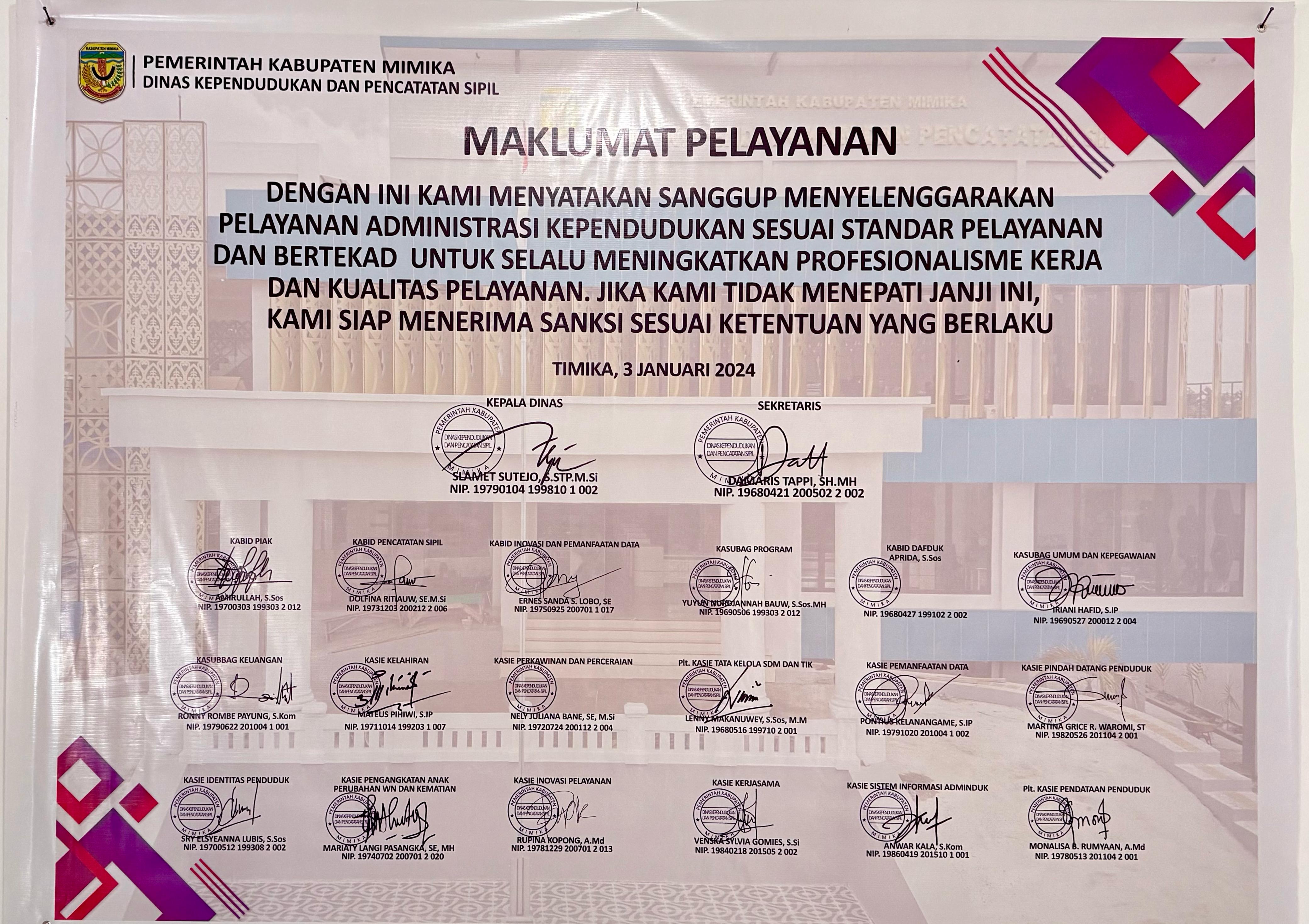 Maklumat Pelayanan