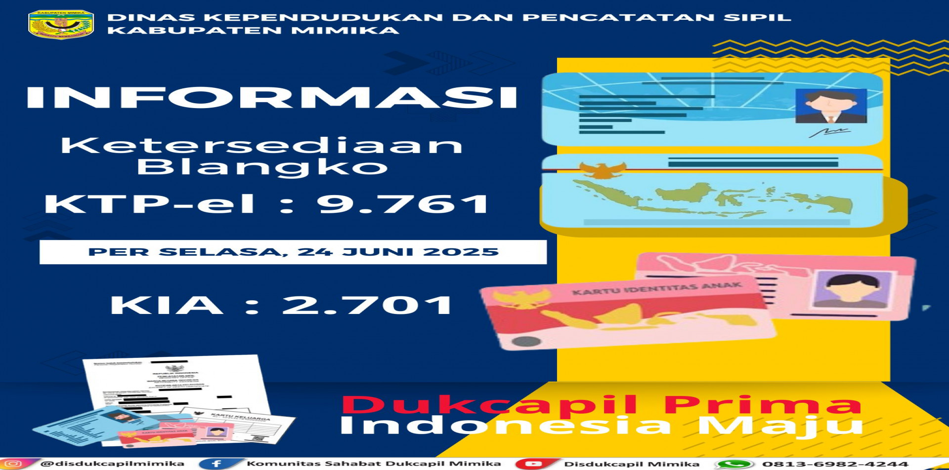 Stok Blangko, Selasa 24 Juni 2025
