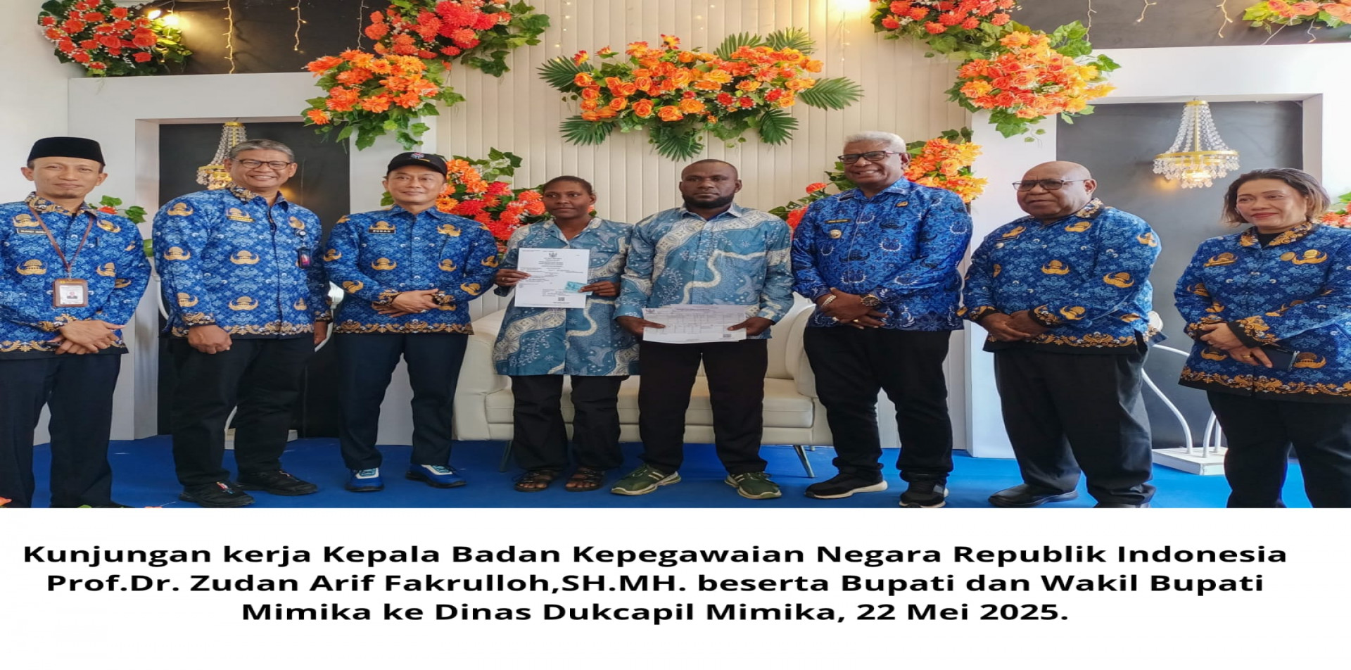 Kunjungan kepala bkn