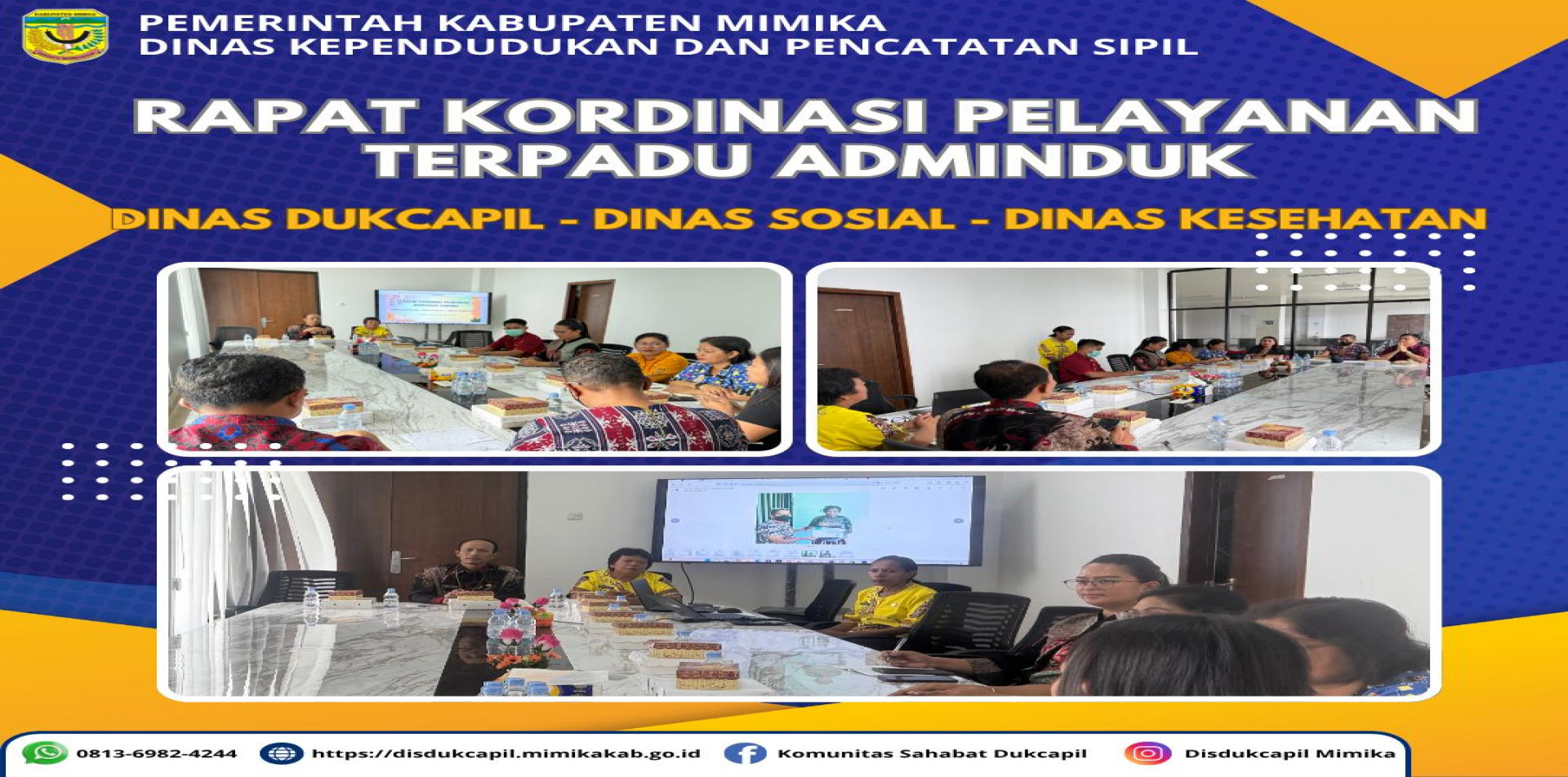 Rapat koordinas layanan terpadu