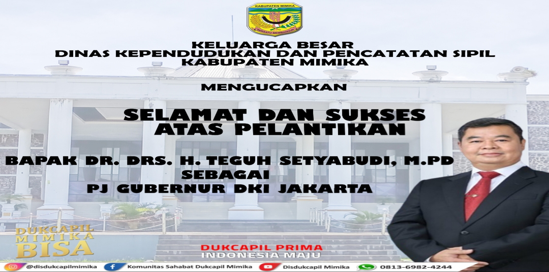 Selamat & Sukses PJ DKI JAKARTA